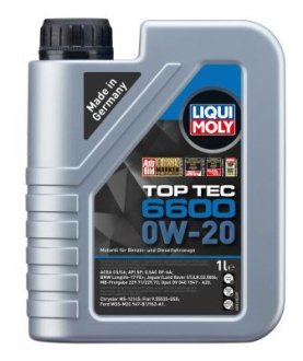 21410 OLEJ 0W-20 TOP TEC 6600 1L LIQUI MOLY подбор по vin на Brocar