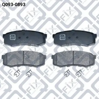 Q0930893 Колодки тормозные дисковые Q-FIX подбор по vin на Brocar