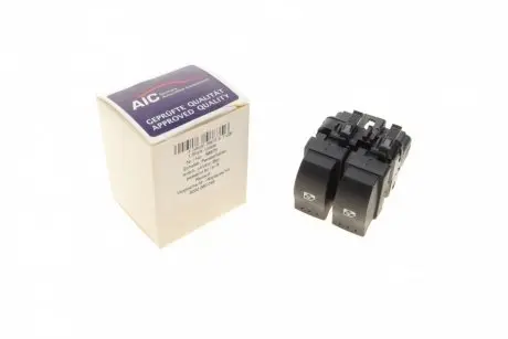 58875 Кнопка стеклоподъемника (L) Renault Scenic/Clio/Laguna 03- (двойная) AIC подбор по vin на Brocar