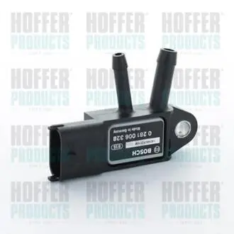 7472502 Датчик, тиск вихлопних газів Hoffer підбір по vin на Brocar