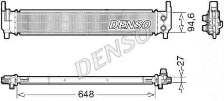 DRM02042 Радиатор охлаждения DENSO подбор по vin на Brocar