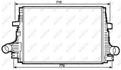 30284 ЯNTERCOOLER ALFA ROMEO NRF підбір по vin на Brocar