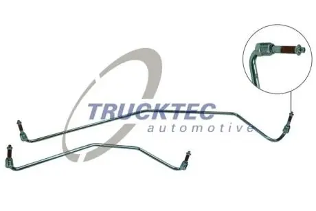 0237904 Трубки рулевой рейки TRUCKTEC подбор по vin на Brocar