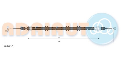 5502041 Трос гальма стоянки ADRIAUTO підбір по vin на Brocar