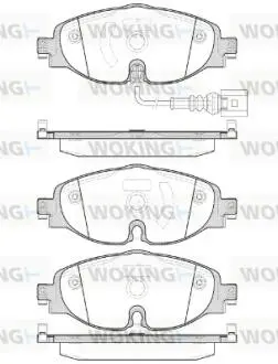 P1415301 Тормозные колодки WOKING подбор по vin на Brocar