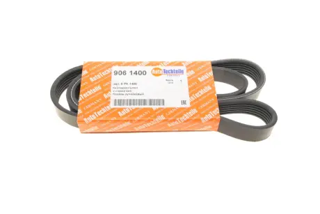 9061400 Ремінь генератора Renault Kangoo 1.9D 98- (6PK1400) AUTOTECHTEILE підбір по vin на Brocar