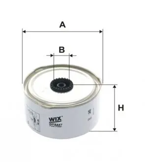 WF8447 Фільтр паливний WIX FILTERS підбір по vin на Brocar