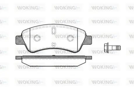 P940310 Колодки передні WOKING підбір по vin на Brocar