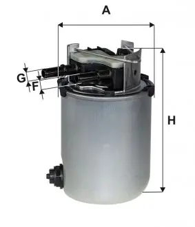WF8517 Фильтр топливный WIX FILTERS підбір по vin на Brocar