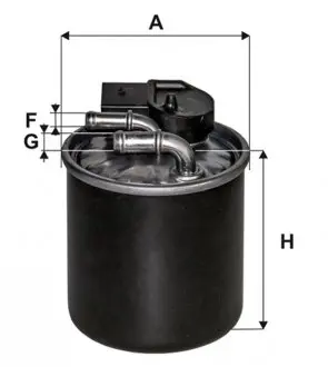 WF8500 Фільтр паливний WIX FILTERS підбір по vin на Brocar