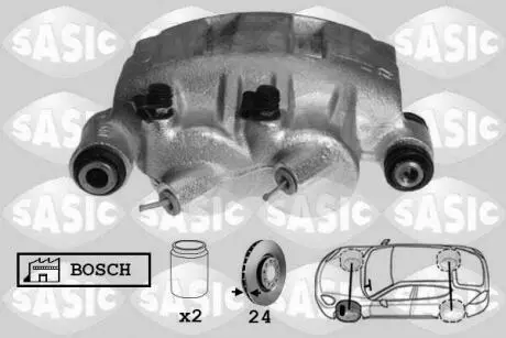 6504026 Супорт передній SASIC підбір по vin на Brocar