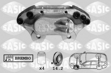 SCA6070 Суппорт передний SASIC подбор по vin на Brocar