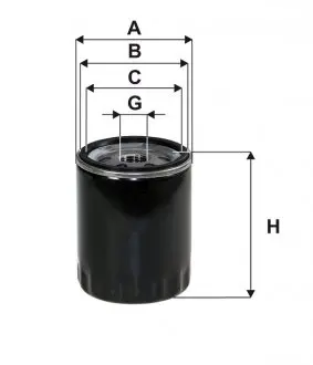 WL7287 Фільтр масляний WIX FILTERS підбір по vin на Brocar