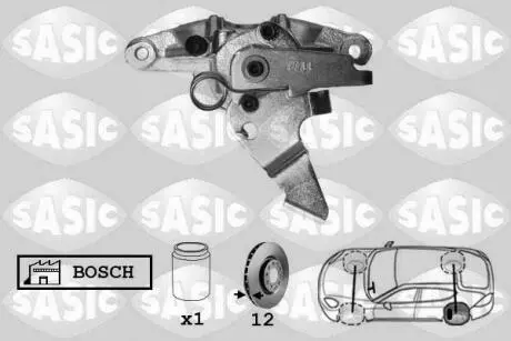 6504008 Супорт задній SASIC підбір по vin на Brocar