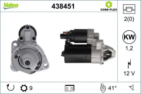438451 ROZRUSZNIK VAG VALEO підбір по vin на Brocar