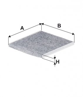 WP2103 Фильтр салона WIX FILTERS підбір по vin на Brocar