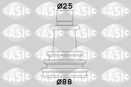 2933633 Пыльник шруса SASIC подбор по vin на Brocar
