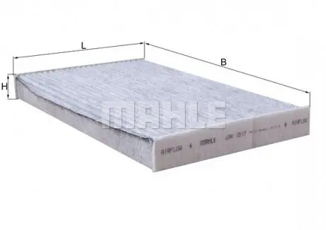 LAK1517 Фільтр салону MAHLE / KNECHT підбір по vin на Brocar