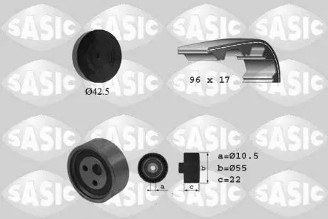 1754003 Комплект ГРМ SASIC підбір по vin на Brocar