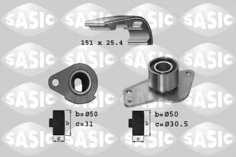 1754015 Комплект ГРМ SASIC підбір по vin на Brocar