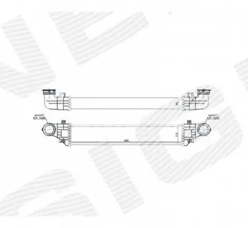 RI96785 Інтеркулер SIGNEDA підбір по vin на Brocar