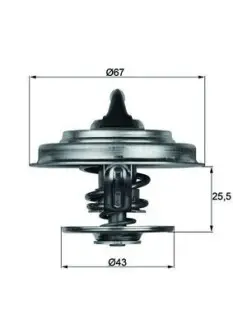 TX1879 Термостат MB 508 68-88 MAHLE / KNECHT подбор по vin на Brocar