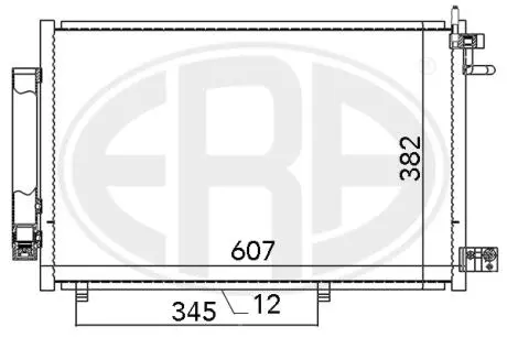 667031 Радіатор ERA підбір по vin на Brocar