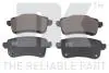 223976 Гальмівні колодки дискові Renault Espace V, Grand Scenic IV, Megane IV, Scenic IV, Talisman 1.2-2.0D 02.15- NK підбір по vin на Brocar