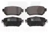 222273 Тормозные колодки дисковые зад. Nissan Qashqai II Renault Kadjar 1.2-1.6D 11.13- NK підбір по vin на Brocar
