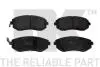 224413 Тормозные колодки передние Subaru Legacy 04-,Forester 02- NK підбір по vin на Brocar
