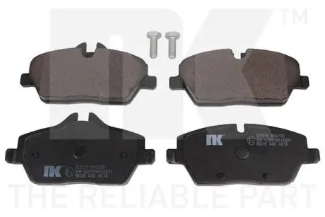 221571 Гальмівні колодки перед. BMW E87, E90 1.6i-3.0i 09.04- NK підбір по vin на Brocar