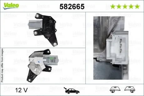 582665 Мотор склоочисника VALEO підбір по vin на Brocar