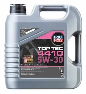 21403 OLEJ LIQUI MOLY 5W30 4L TOP TEC 4410 / C3 / RN17 LIQUI MOLY підбір по vin на Brocar