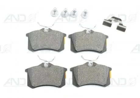 JZW698451A Комплект колодок тормозных VAG подбор по vin на Brocar