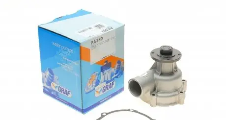 PA380 Помпа воды BMW 5 (E12/E28/E34)/6 (E24)/7 (E23/E32) 2.5-3.6 78-95 (R/B) (14 лоп) GRAF підбір по vin на Brocar