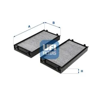 5424300 Фільтр салону UFI підбір по vin на Brocar