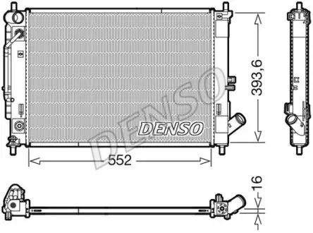 DRM41016 Радіатор DENSO підбір по vin на Brocar