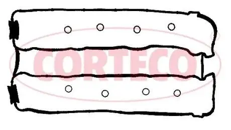 440474P Прокладка, кришка головки циліндра CORTECO підбір по vin на Brocar