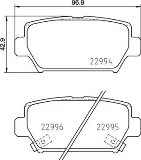P54062 Гальмівні колодки дискові BREMBO підбір по vin на Brocar