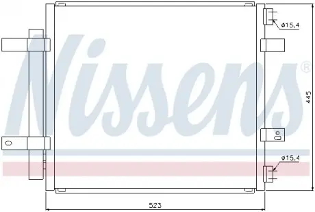 94866 Конденсатор, Кондиціонер NISSENS підбір по vin на Brocar