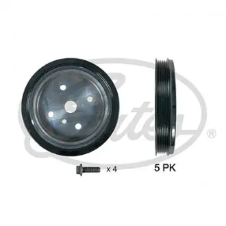 TVD1161A KOŁO PASOWE VOLVO S60 2.4D 15- GATES подбор по vin на Brocar