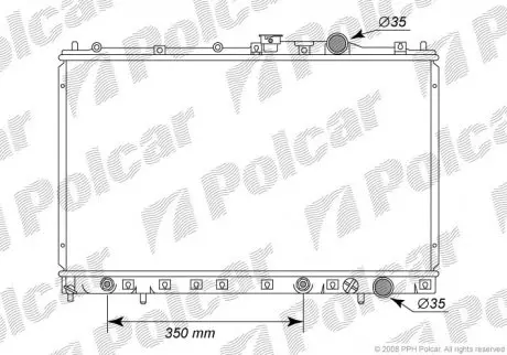 5220085 Радіатор охолодження POLCAR підбір по vin на Brocar