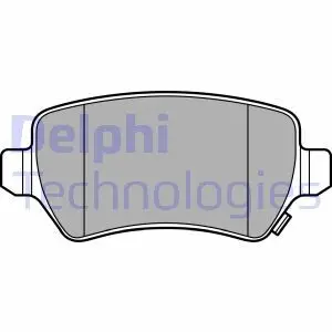 LP3615 Гальмівні колодки, дискові DELPHI підбір по vin на Brocar