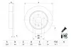 0986479D89 Гальмівний диск BOSCH підбір по vin на Brocar
