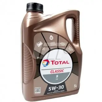 214313 Моторне масло Total Classic 9 C4 5W-30, 5л TOTAL підбір по vin на Brocar