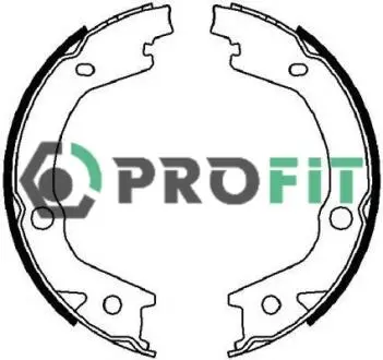 50014021 Колодки гальмівні барабанні PROFIT підбір по vin на Brocar
