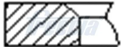 FR10509600 Кільця поршневі FRECCIA підбір по vin на Brocar