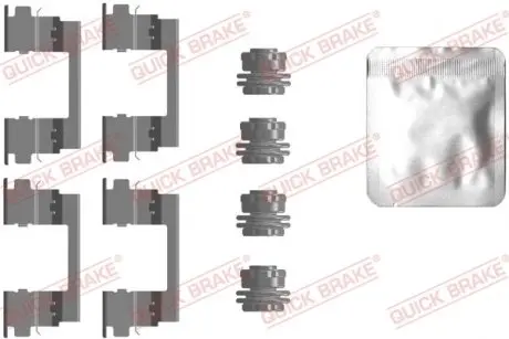 1090096 Монтажний компл.,гальм.колодки QUICK BRAKE підбір по vin на Brocar