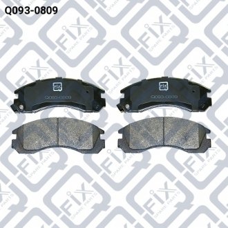 Q0930809 КОЛОДКИ ТОРМОЗОВ ПЕРЕДН MITSUBISHI PAJERO/SIGMA 91- Q-FIX подбор по vin на Brocar