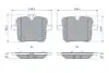 0986424923 Гальмівні колодки дискові BOSCH підбір по vin на Brocar